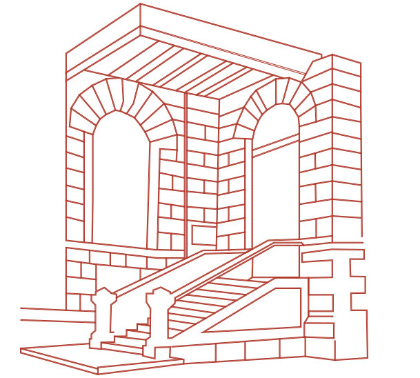 Ilustracion fachada del Museo